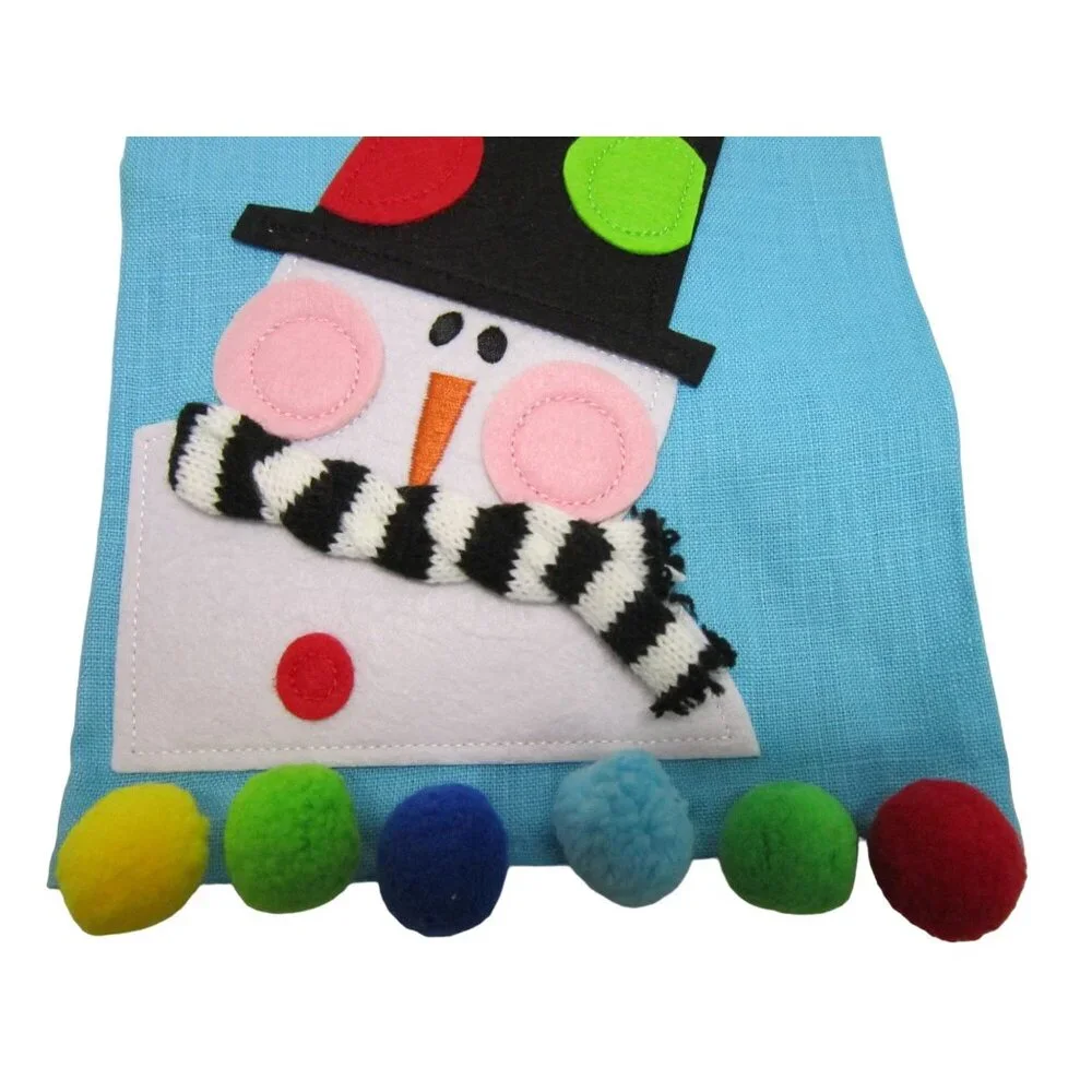 Decorative Christmas Snowman Kitchen Hand Towel Linen‎